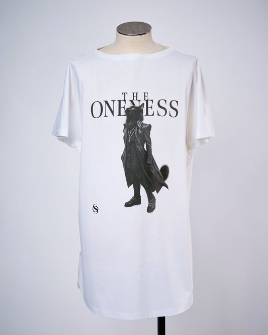 先行予約2-3月入荷予定【THE ONENESS ザ・ワンネス】OJ-HT30-051黒猫 Two Way French T ２色展開 締切10/26 犬猫保護活動チャリティー