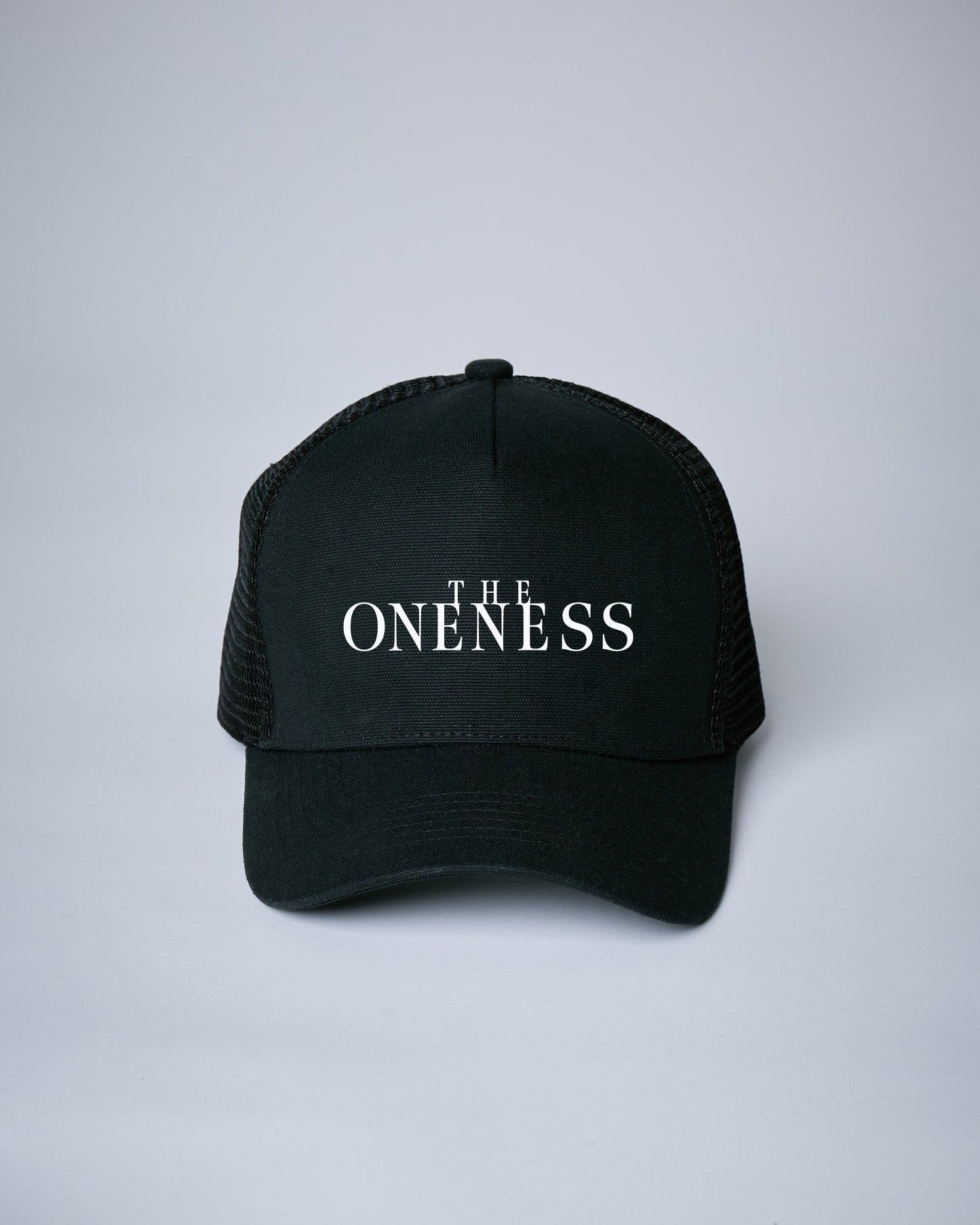 先行予約1-2月入荷予定【THE ONENESS ザ・ワンネス】OJ－ST5105-THEONENESS LOGO Mesh Cap ブラック 10/26締切