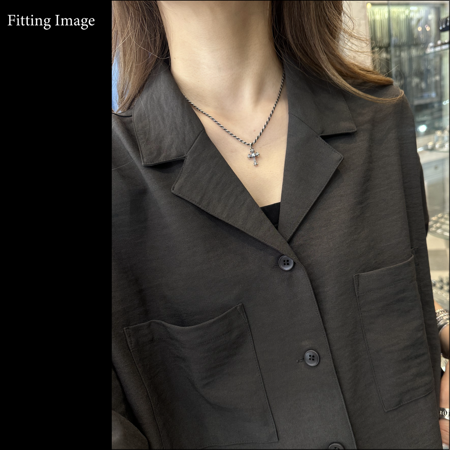 【DEAL DESIGN ディールデザイン】P395186 オーバーラップクロスチャーム