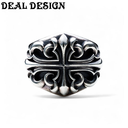 【DEAL DESIGN ディールデザイン】R395264 ブルーミングクロスリング：ワイド