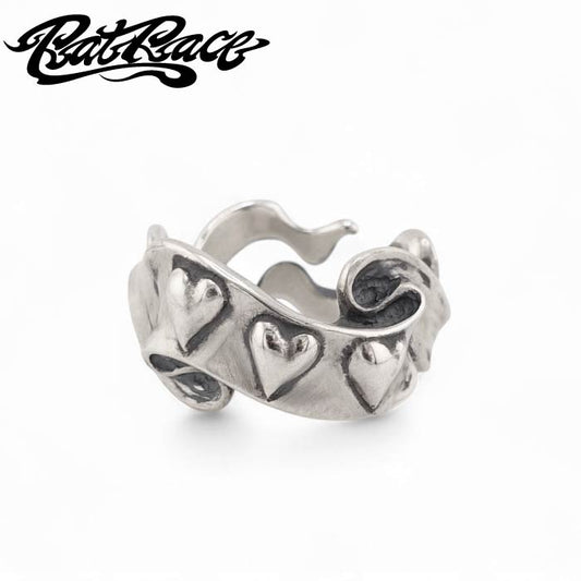 【Rat Race ラットレース】LDRG-3 Ribbon with Heart Ring リボンウィズハートリング