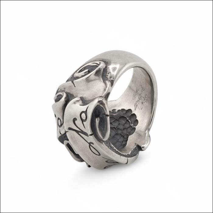 【Rat Race ラットレース】GTSR-２ Give No Take No Skull Ring 2 ギブノーテイクノースカルリング２