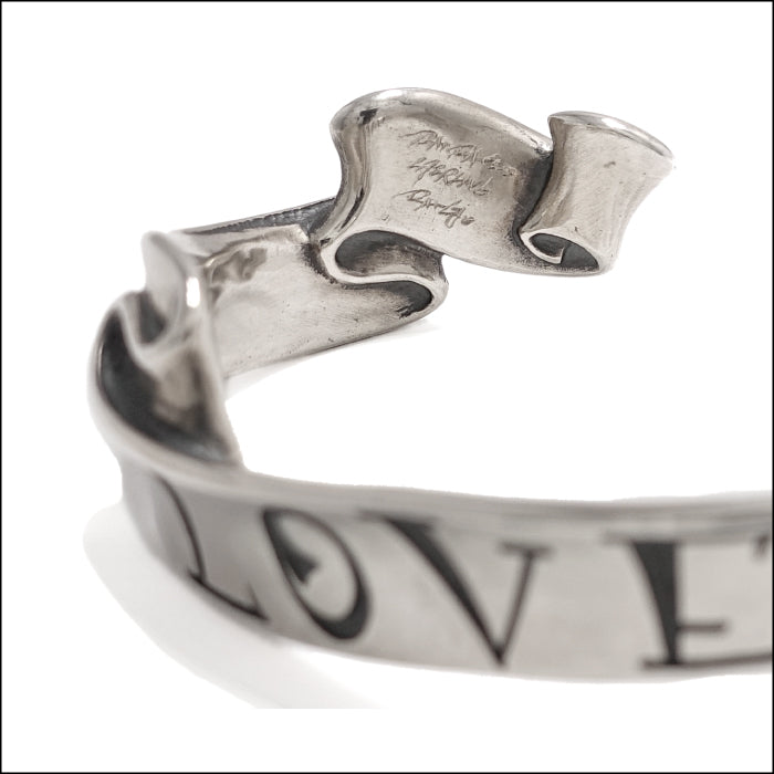 【Rat Race ラットレース】RMVG-1LL Message On Ribbon Bangle LOVE L