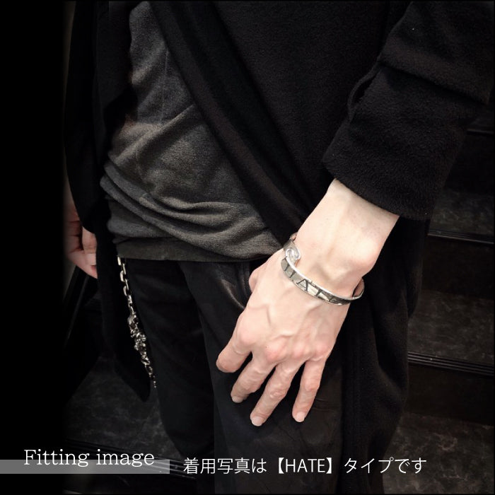 【Rat Race ラットレース】RMVG-1LL Message On Ribbon Bangle LOVE L