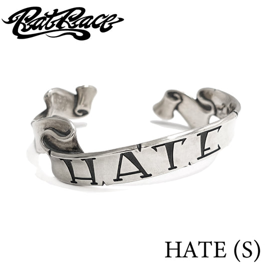 【Rat Race ラットレース】RMVG-1HS Message On Ribbon Bangle HATE S