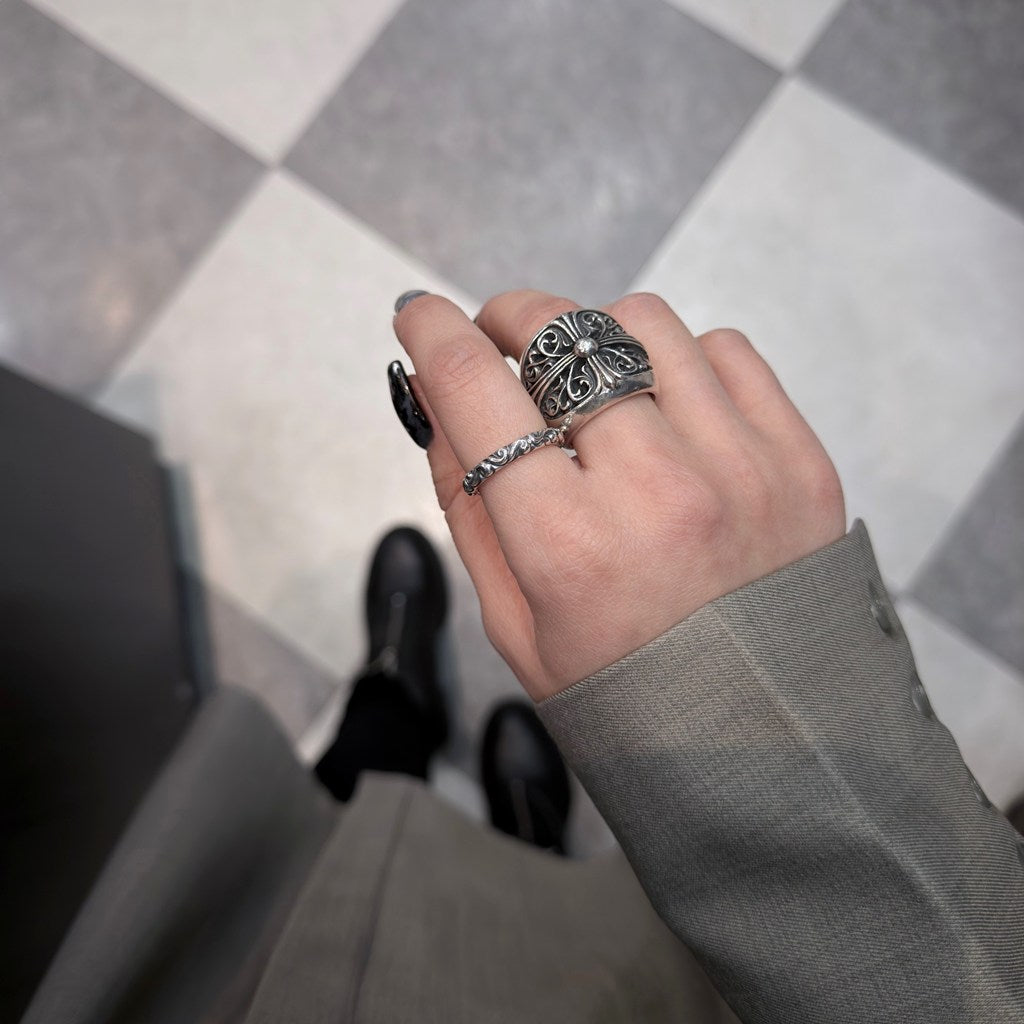 【Bastille バスティーユ】BHAR-036： Small ambre ring スモールアンバーぺールリング