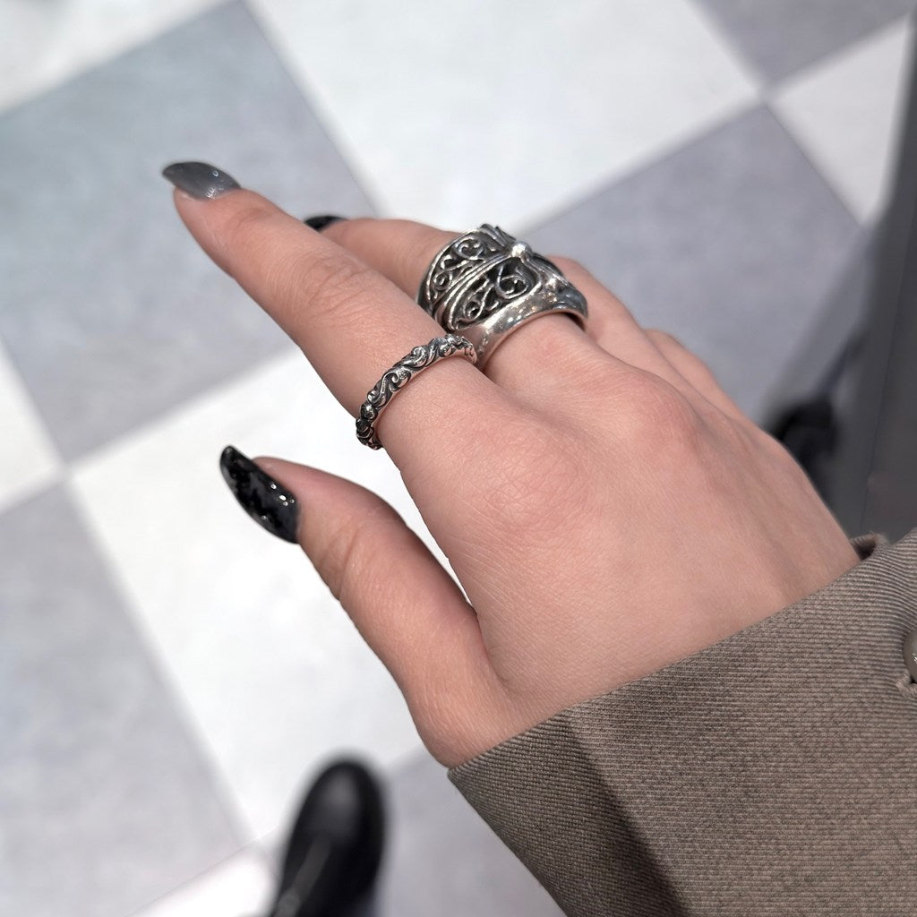 【Bastille バスティーユ】BHAR-036： Small ambre ring スモールアンバーぺールリング