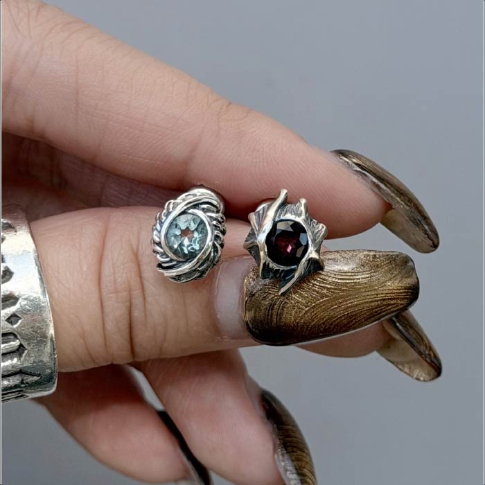 [Bizarre] SPJ058 Angel Silver Earrings 2nd