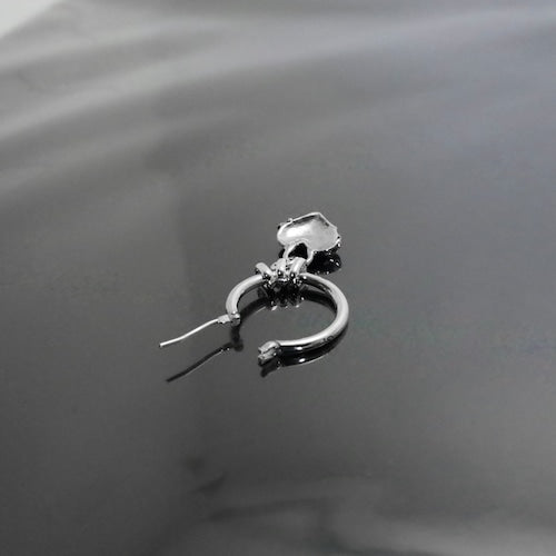 【GODSIZE ゴッドサイズ】 THIN HOOP with OVAL & HEART/1.8mm