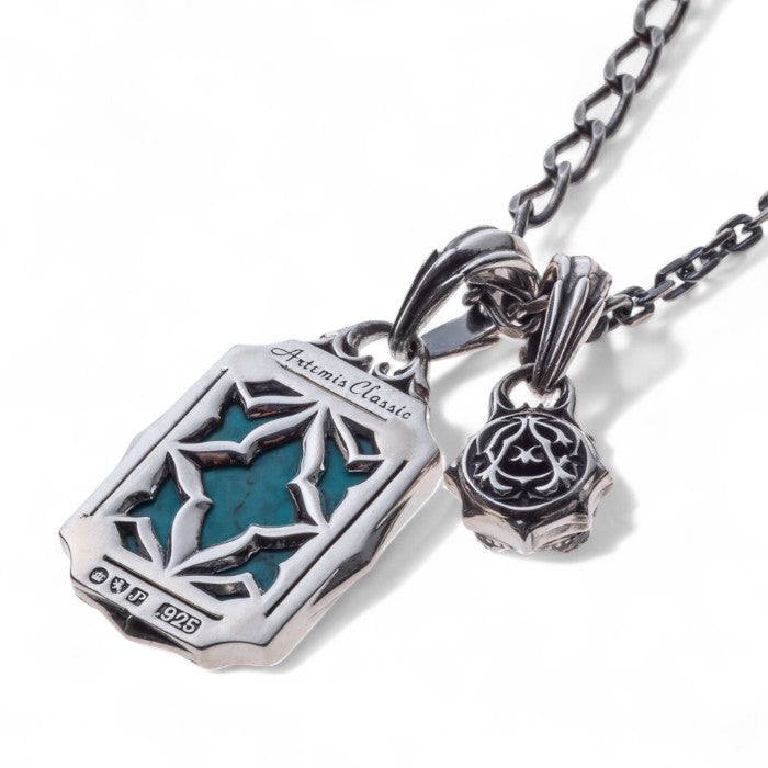 【Artemis Classic アルテミスクラシック】 ACP0377 ダブルモノグラムペンダント 50cmマルチデザインチェーン