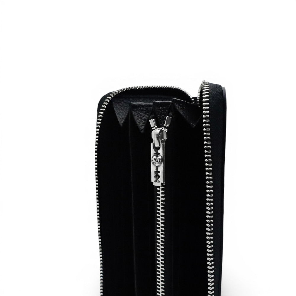 2026AW受注商品【GODSIZE ゴッドサイズ】GODSIZE OSTRICH LEATHER ROUND ZIP LONG WALLET / オーストリッチレザー ラウンドジップロングウォレット