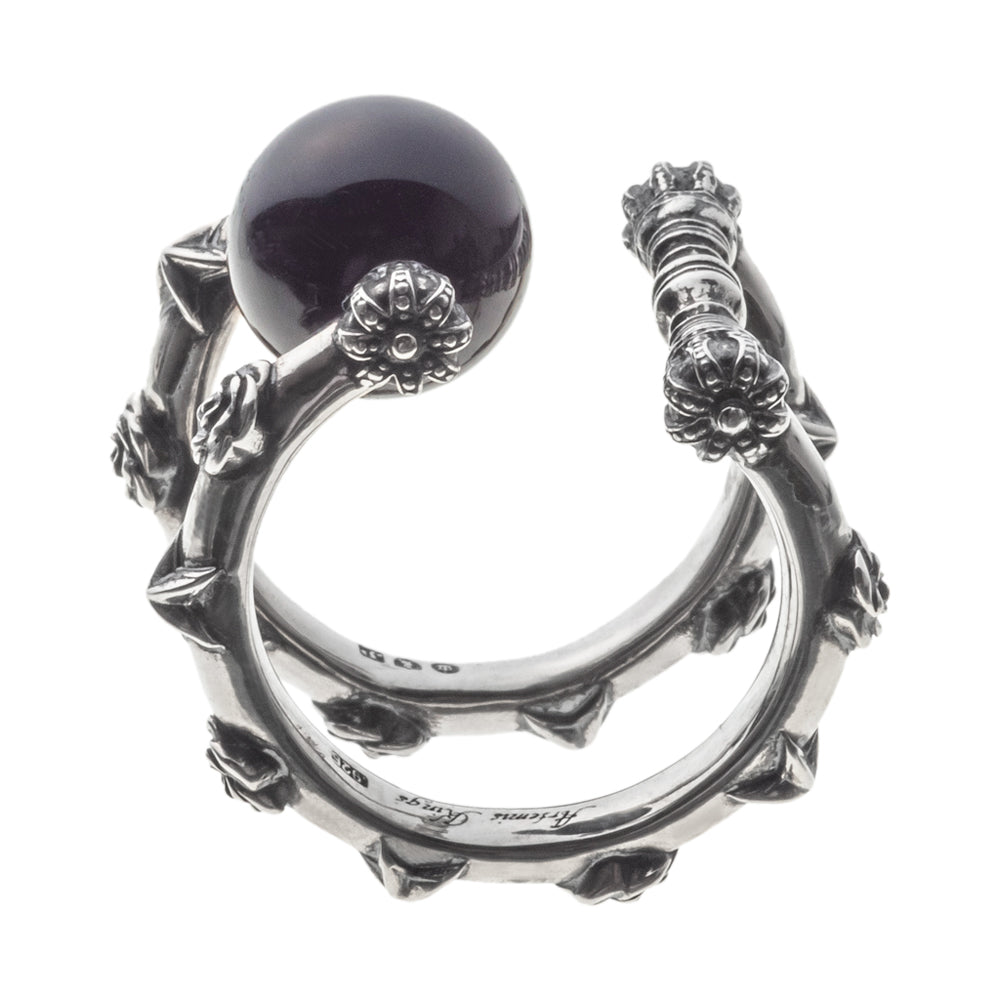 【Artemis Kings アルテミスキングス】AKE0130 オニキスローズスターイヤーカフ