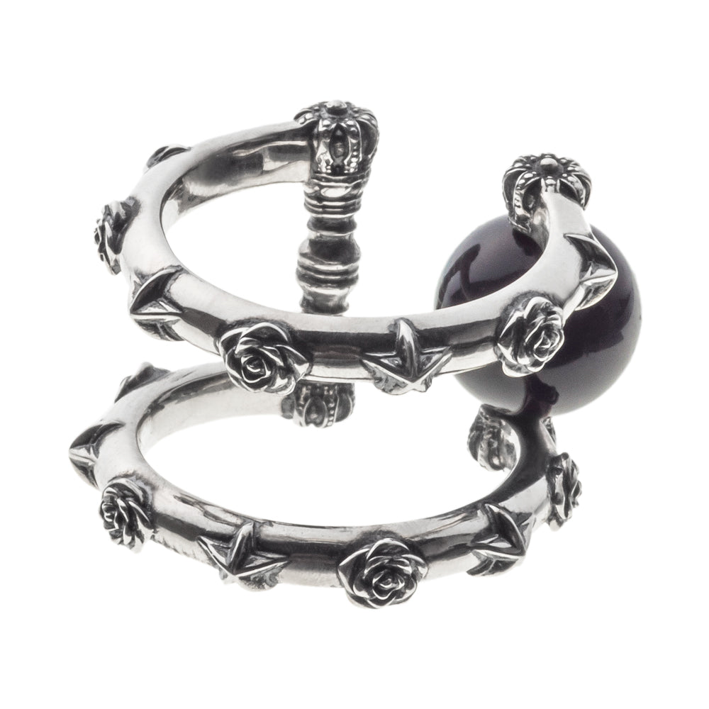 【Artemis Kings アルテミスキングス】AKE0130 オニキスローズスターイヤーカフ