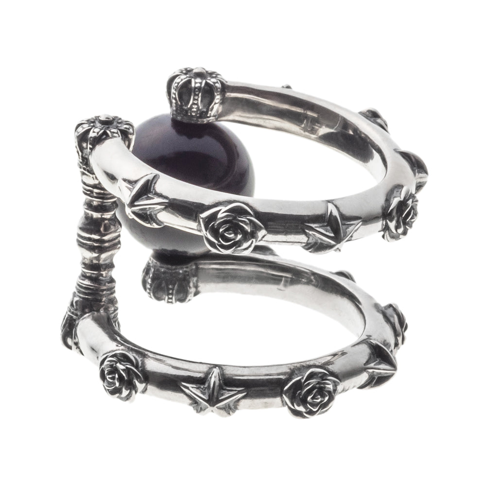 【Artemis Kings アルテミスキングス】AKE0130 オニキスローズスターイヤーカフ