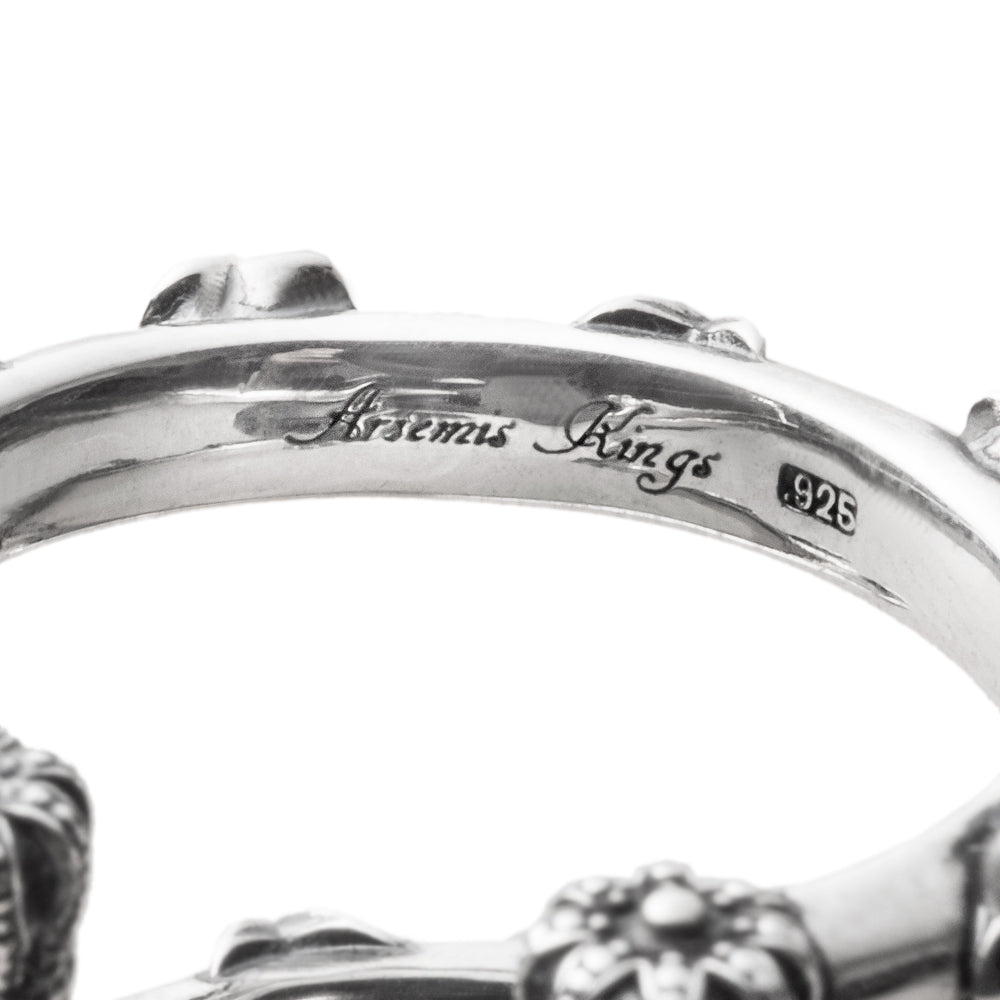 【Artemis Kings アルテミスキングス】AKE0130 オニキスローズスターイヤーカフ