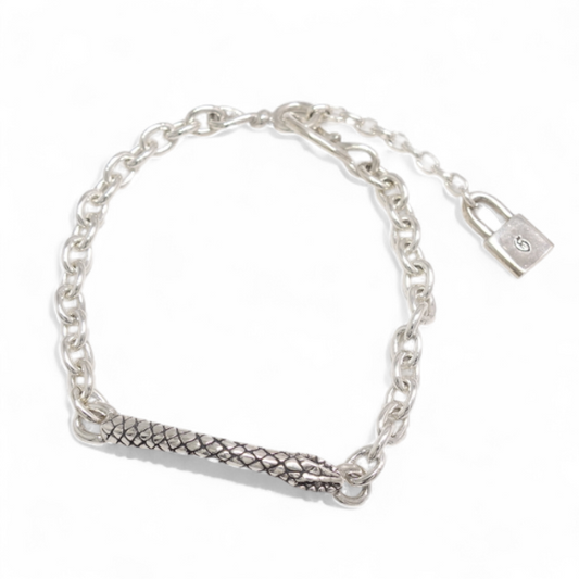 【GODSIZE ゴッドサイズ】GS-CLCB-002 SNAKE CHAIN BRACELET / スネークチェーンブレスレット