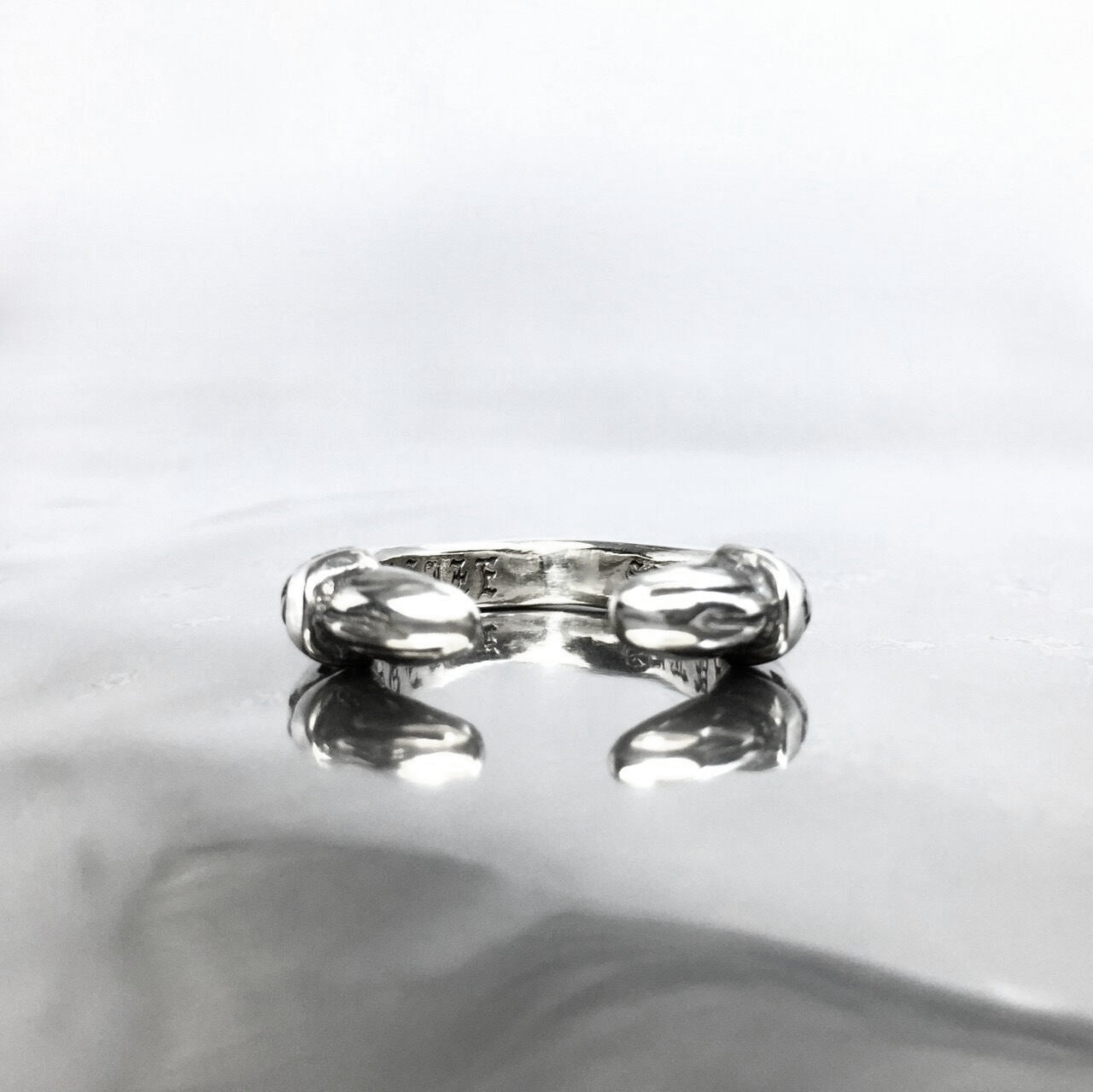 【GODSIZE ゴッドサイズ】GS-211R TWIN CLAW RING ツインクロウ リング