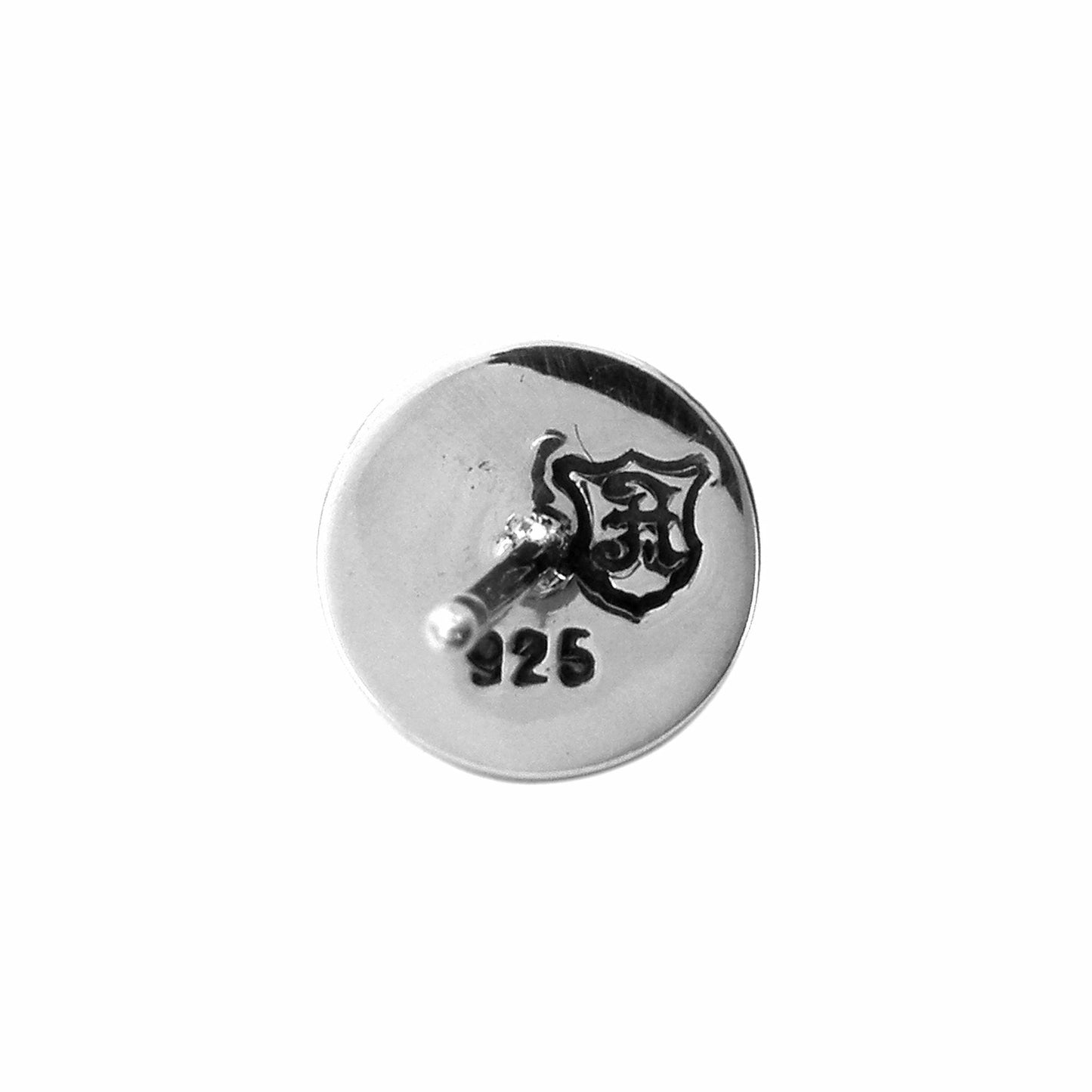 【Artemis Classic】 ACE0061 Round Black Star Earrings