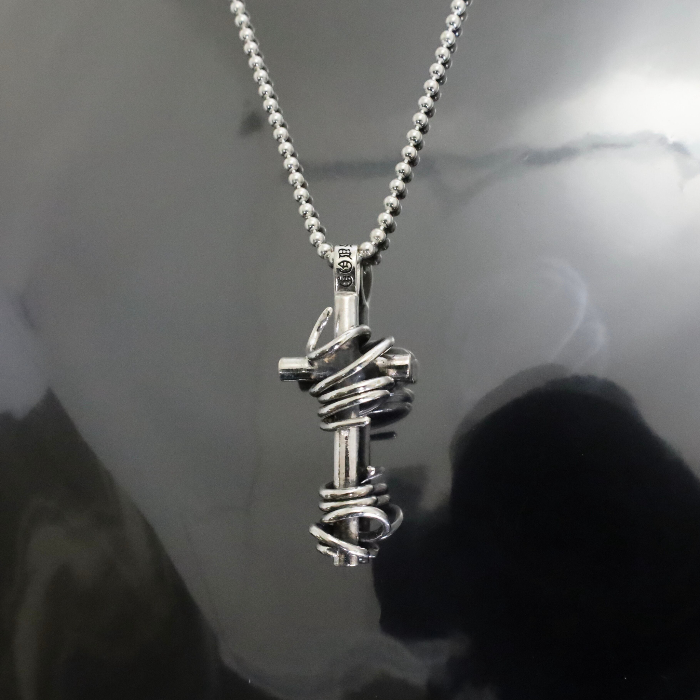 【GODSIZE ゴッドサイズ】GS680PD THORNY CROSS [LARGE] PENDANT / ソーニークロスLペンダント