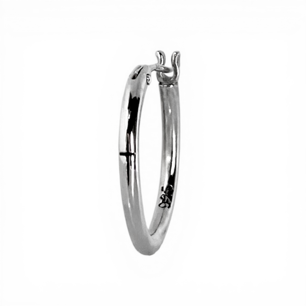 【GODSIZE ゴッドサイズ】CROSS THIN HOOP クロス シンフープ/1.8mm