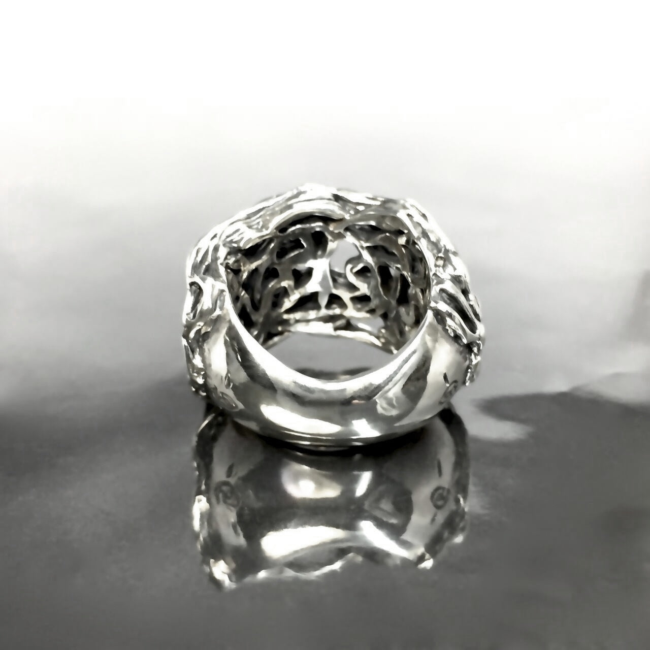【GODSIZE ゴッドサイズ】GS-206r ROSETTE RING ロゼットリング