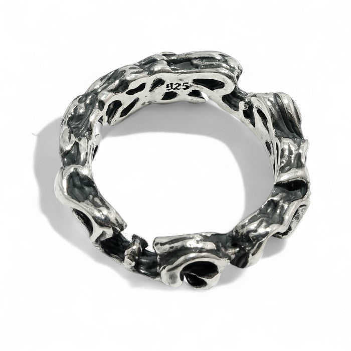 【GODSIZE ゴッドサイズ】GS-205r Palmette Scroll Ring パルメットスクロールリング (コピー)
