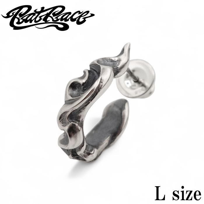 【Rat Race ラットレース】Rise Flare Hoop Pierce L ライズフレアフープピアスＬ