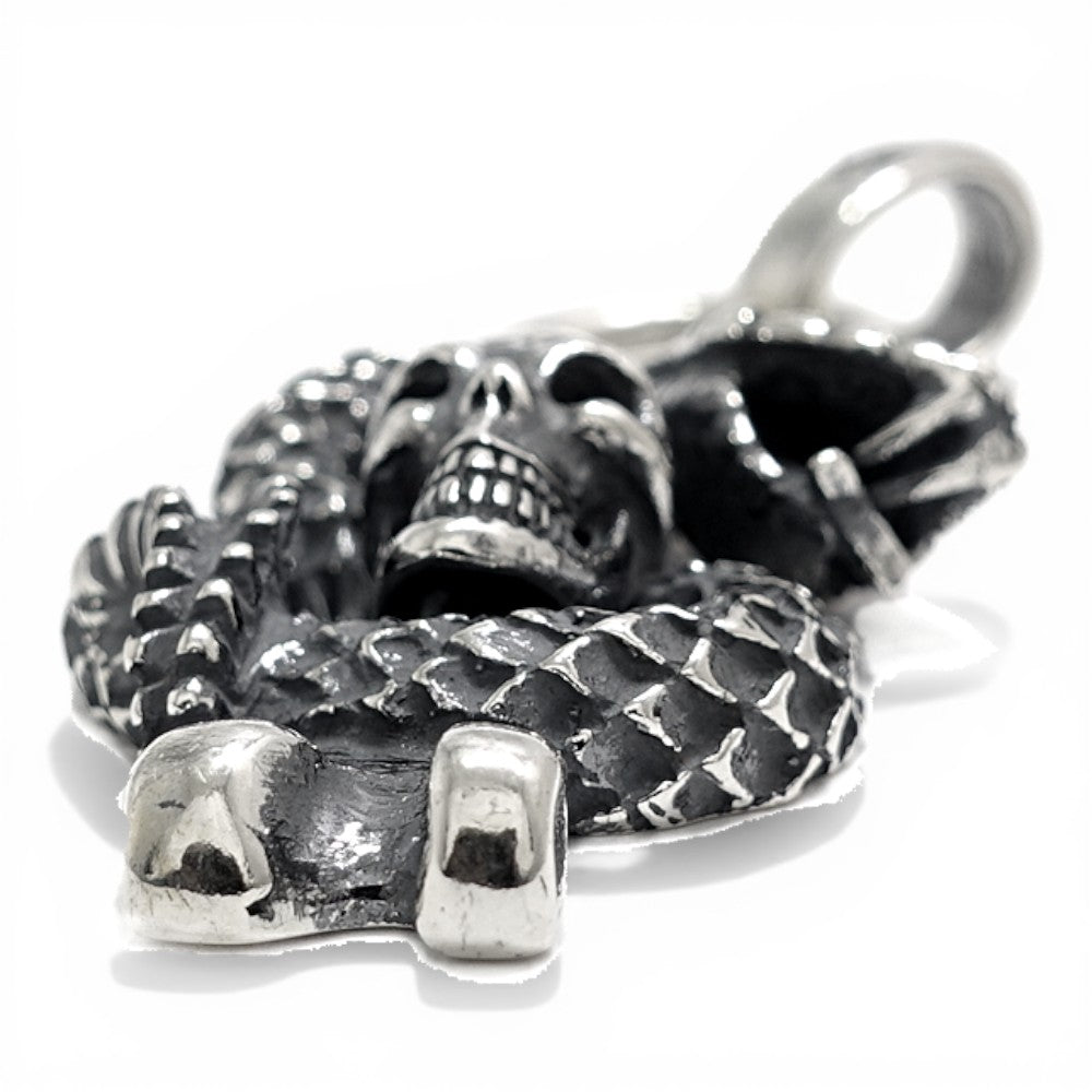 【Gaboratory】Skull on snake pendant/H.W.O option (Limited item)