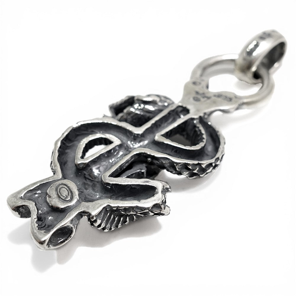 【Gaboratory】Skull on snake pendant/H.W.O option (Limited item)