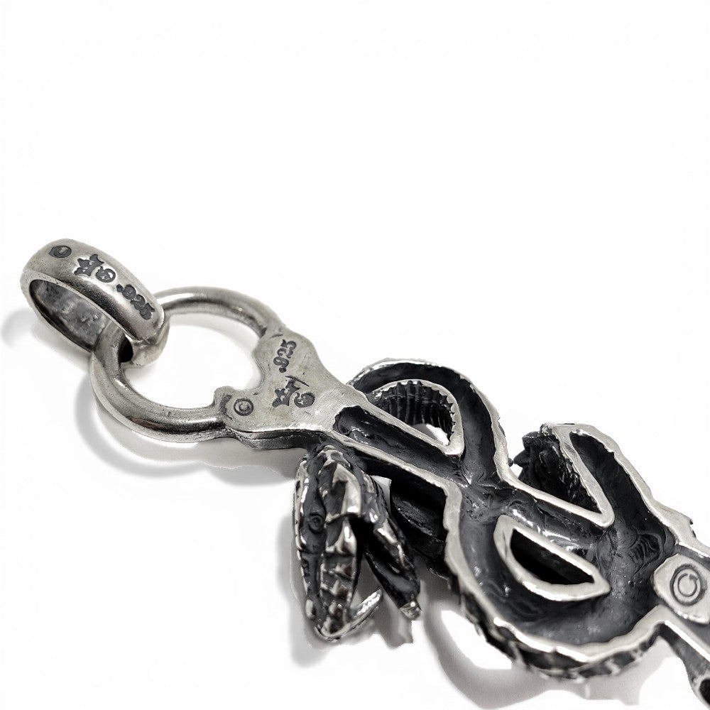 【Gaboratory】Skull on snake pendant/H.W.O option (Limited item)