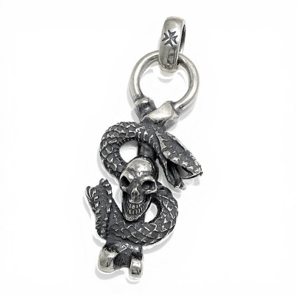 【Gaboratory】Skull on snake pendant/H.W.O option (Limited item)