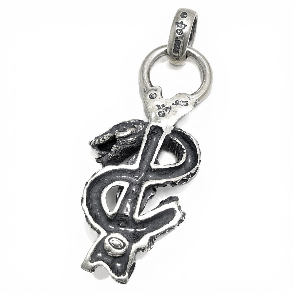 【Gaboratory】Skull on snake pendant/H.W.O option (Limited item)