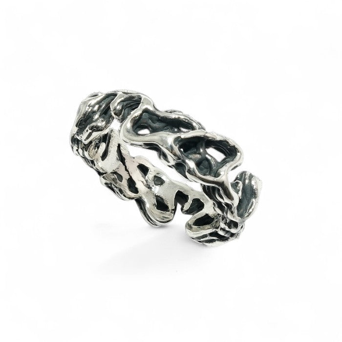 【GODSIZE ゴッドサイズ】GS-205r Palmette Scroll Ring パルメットスクロールリング (コピー)