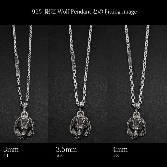 【GODSIZE ゴッドサイズ】925LTD Wolf Pendant -925-限定 ウルフペンダント
