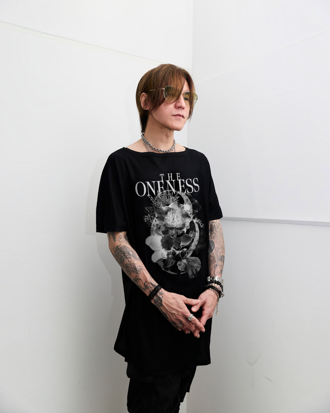 先行予約3-4月入荷予定【THE ONENESS ザ・ワンネス】OJ-HT30-051KMMT French Sleeve T White 締切10/26 熊本地震チャリティーアイテム