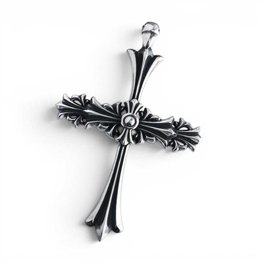 【LONE ONES ロンワンズ】MFP-0118 Chrome Cross Pendant