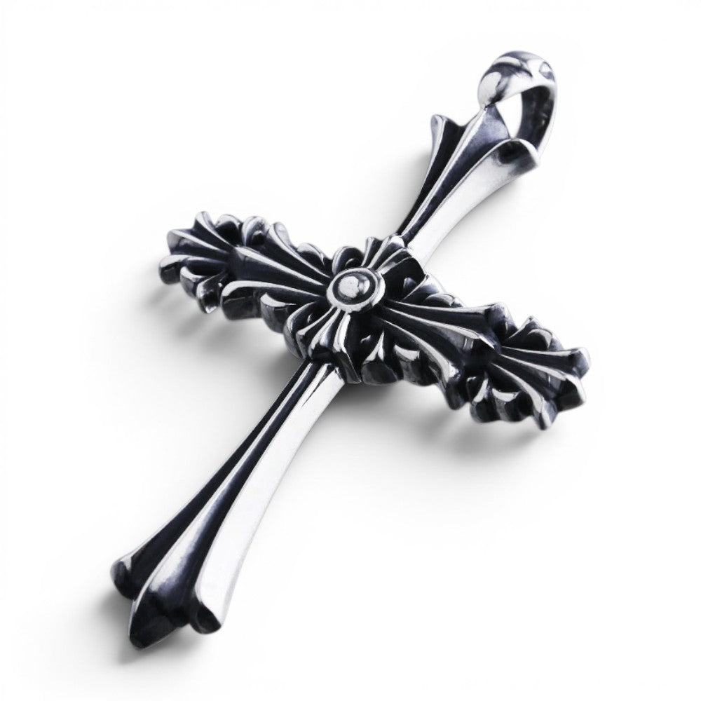 【LONE ONES ロンワンズ】MFP-0118 Chrome Cross Pendant