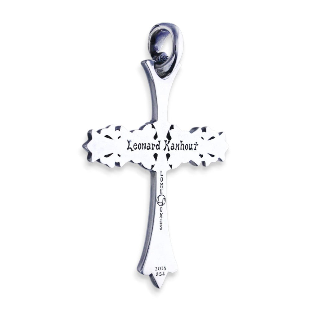 【LONE ONES ロンワンズ】MFP-0118 Chrome Cross Pendant