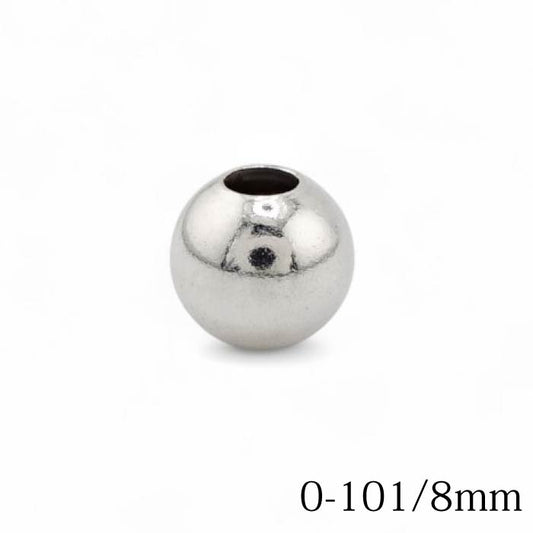 【FIRST ARROW’s ファーストアローズ】O-101/8mm シルバービーズ