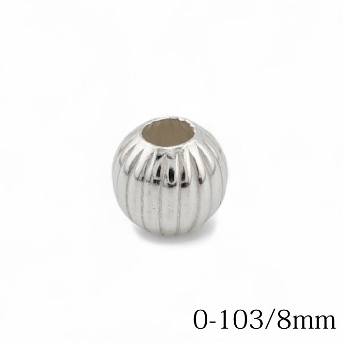 【FIRST ARROW’s ファーストアローズ】O-103/8mm シルバービーズ