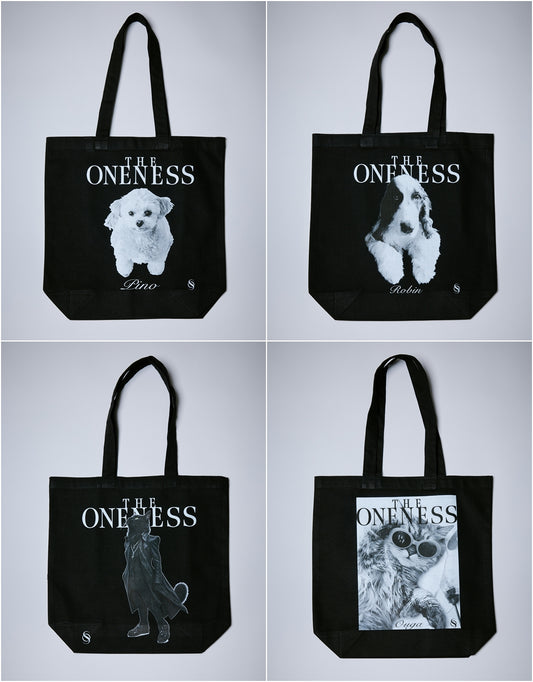 先行予約1-2月入荷予定【THE ONENESS ザ・ワンネス】OJ-TR1050 Organic Cotton Tote Bag  締切10/26 犬猫保護活動チャリティー