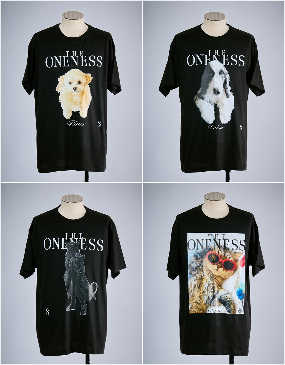 先行予約2-3月入荷予定【THE ONENESS ザ・ワンネス】OJ-OGB910 T-Shirt Black 締切10/26 犬猫保護活動チャリティー