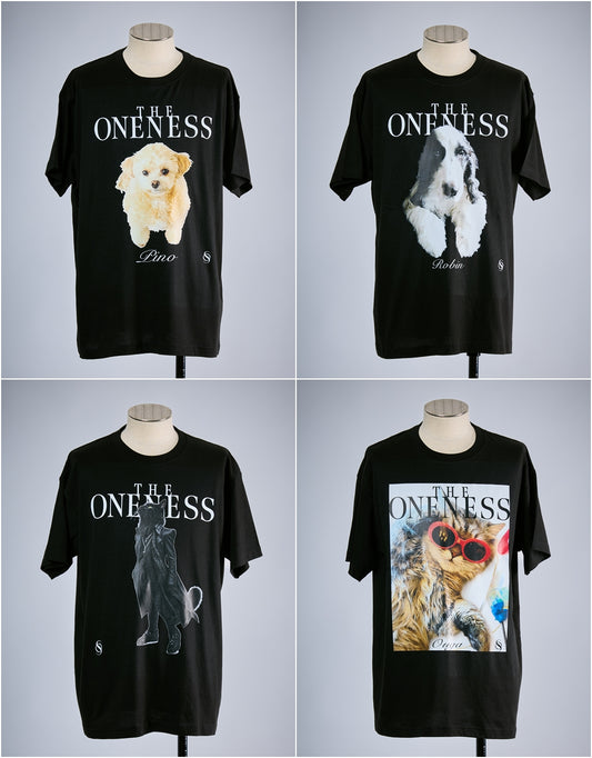 先行予約2-3月入荷予定【THE ONENESS ザ・ワンネス】OJ-OGB910 T-Shirt Black 締切10/26 犬猫保護活動チャリティー