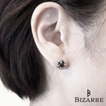 【Bizarre】SPJ022 Coyote Silver Earrings