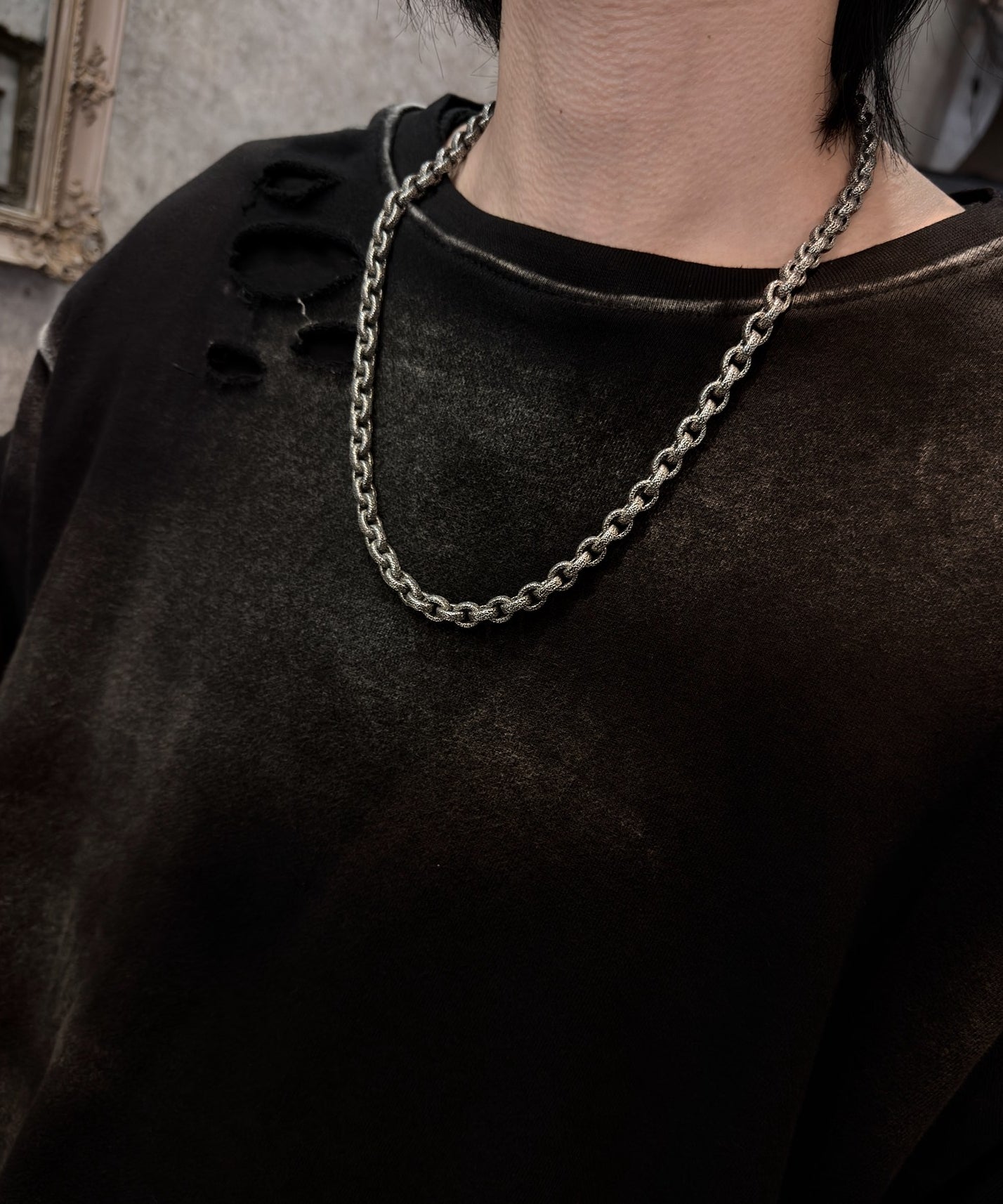 【STARLINGEAR】STN024L Large Texture Link Chain