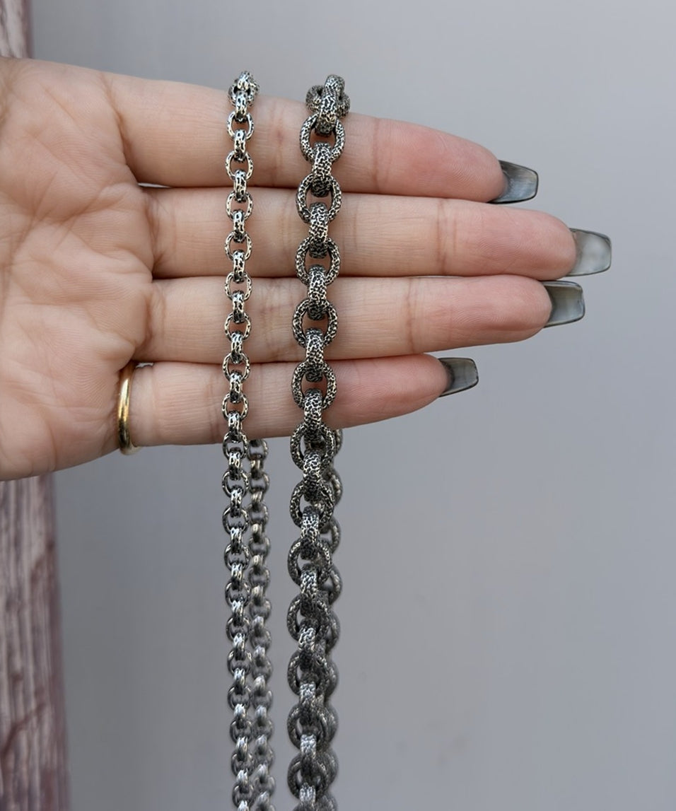 【STARLINGEAR】STN024L Large Texture Link Chain