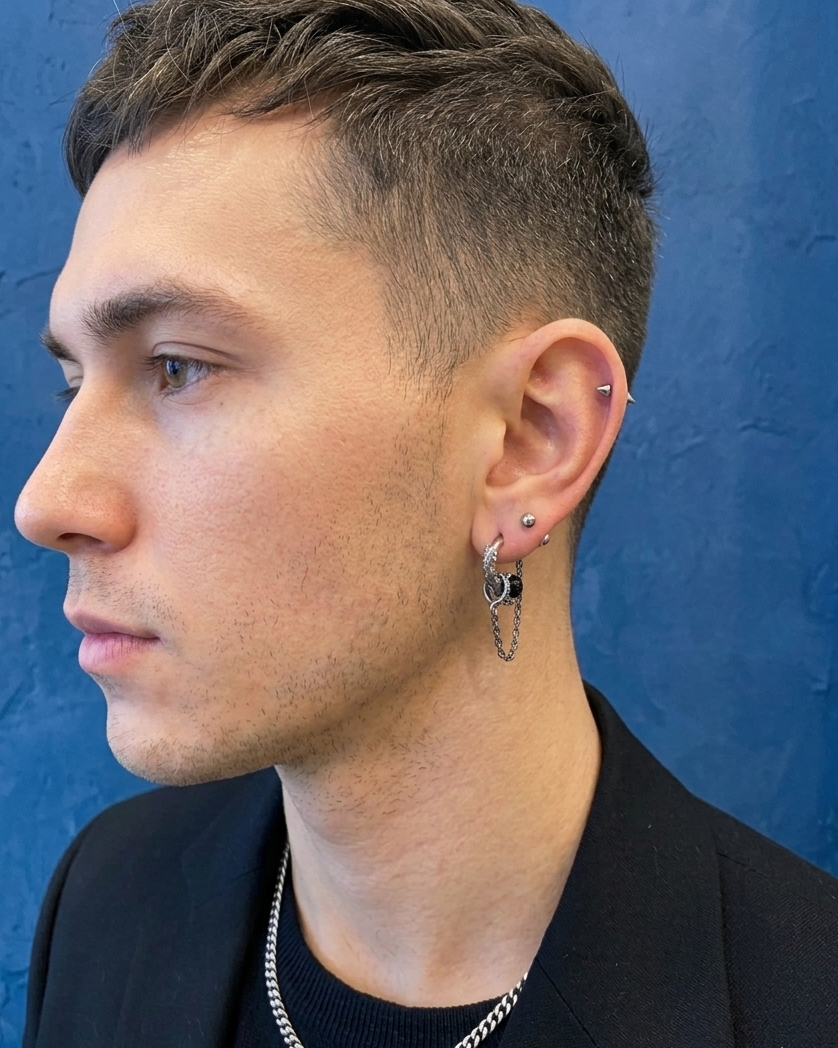 【Bizarre】SPJ035 Siren Silver Earring